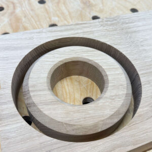 Okrągłe elementy z litego dębu 45mm